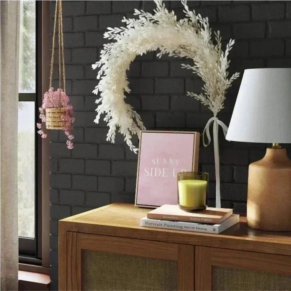 NWT THRESHOLD PAMPAS‎ GRASS RING WREATH